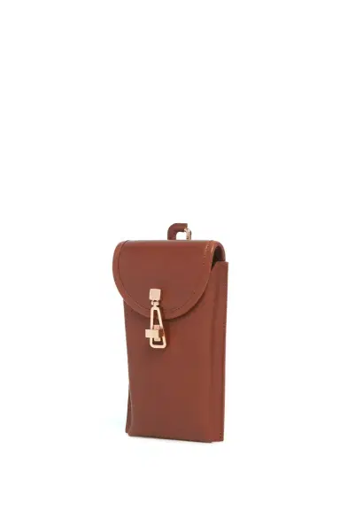 Gabriela Hearst Sunglasses Pouch in Cognac Leather | Thumbnail 2