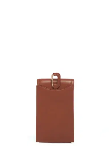 Gabriela Hearst Sunglasses Pouch in Cognac Leather | Thumbnail 3
