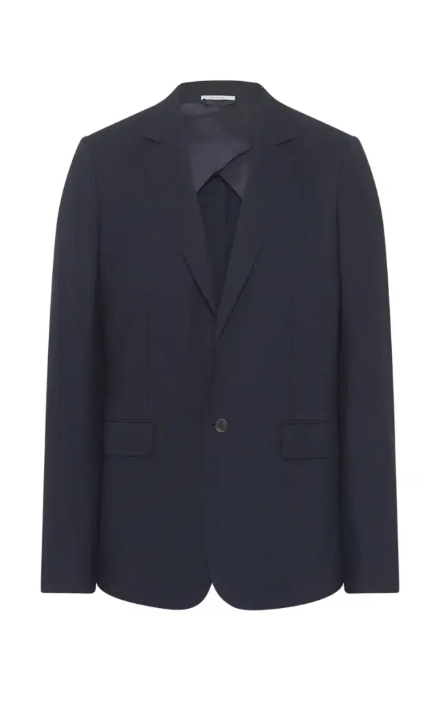 Gabriela Hearst Antoine Blazer in Dark Navy Virgin Wool