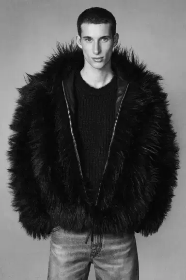Gabriela Hearst Tom Hoody Jacket in Black Cashmere Shearling | Thumbnail 2 Gabriela Hearst Tom Hoody Jacket in Black Cashmere Shearling | Thumbnail 2
