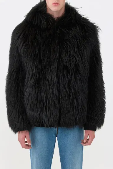 Gabriela Hearst Tom Hoody Jacket in Black Cashmere Shearling | Thumbnail 3 Gabriela Hearst Tom Hoody Jacket in Black Cashmere Shearling | Thumbnail 3
