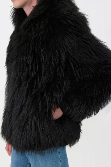 Gabriela Hearst Tom Hoody Jacket in Black Cashmere Shearling | Thumbnail 7 Gabriela Hearst Tom Hoody Jacket in Black Cashmere Shearling | Thumbnail 7
