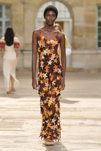 Gabriela Hearst Yeshara Crochet Stars Maxi Slip Dress in Multi Cashmere | Thumbnail 2 Gabriela Hearst Yeshara Crochet Stars Maxi Slip Dress in Multi Cashmere | Thumbnail 2