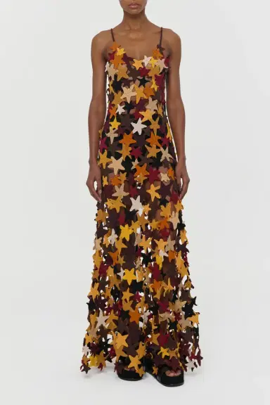 Gabriela Hearst Yeshara Crochet Stars Maxi Slip Dress in Multi Cashmere | Thumbnail 5 Gabriela Hearst Yeshara Crochet Stars Maxi Slip Dress in Multi Cashmere | Thumbnail 5