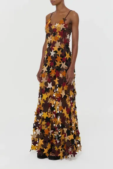Gabriela Hearst Yeshara Crochet Stars Maxi Slip Dress in Multi Cashmere | Thumbnail 6 Gabriela Hearst Yeshara Crochet Stars Maxi Slip Dress in Multi Cashmere | Thumbnail 6