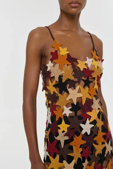Gabriela Hearst Yeshara Crochet Stars Maxi Slip Dress in Multi Cashmere | Thumbnail 9 Gabriela Hearst Yeshara Crochet Stars Maxi Slip Dress in Multi Cashmere | Thumbnail 9