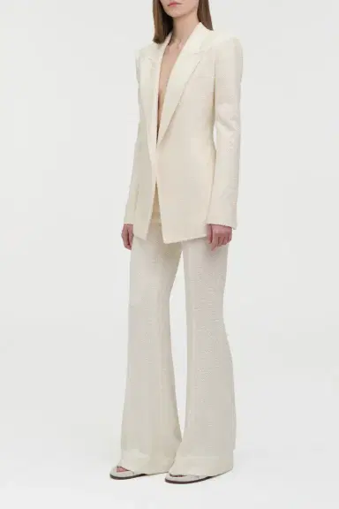 Gabriela Hearst Rhein Flare Pant in Silk Boucle | Thumbnail 3 Gabriela Hearst Rhein Flare Pant in Silk Boucle | Thumbnail 3