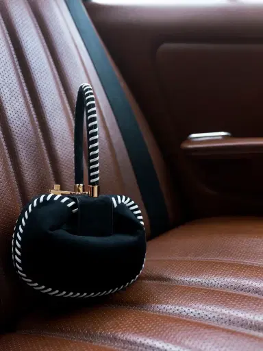 Gabriela Hearst Whipstitch Demi Bag in Black Suede | Thumbnail 8 Gabriela Hearst Whipstitch Demi Bag in Black Suede | Thumbnail 8