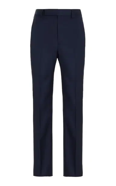 Gabriela Hearst Sebastian Pant in Dark Navy Virgin Wool Twill | Thumbnail 1