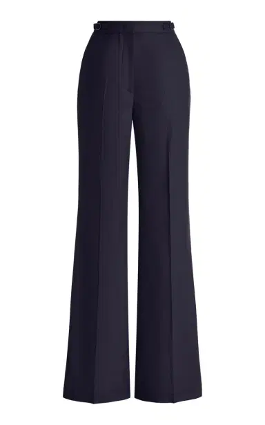 Gabriela Hearst Vesta Flare Pant in Dark Navy Sportswear Wool | Thumbnail 1 Gabriela Hearst Vesta Flare Pant in Dark Navy Sportswear Wool | Thumbnail 1