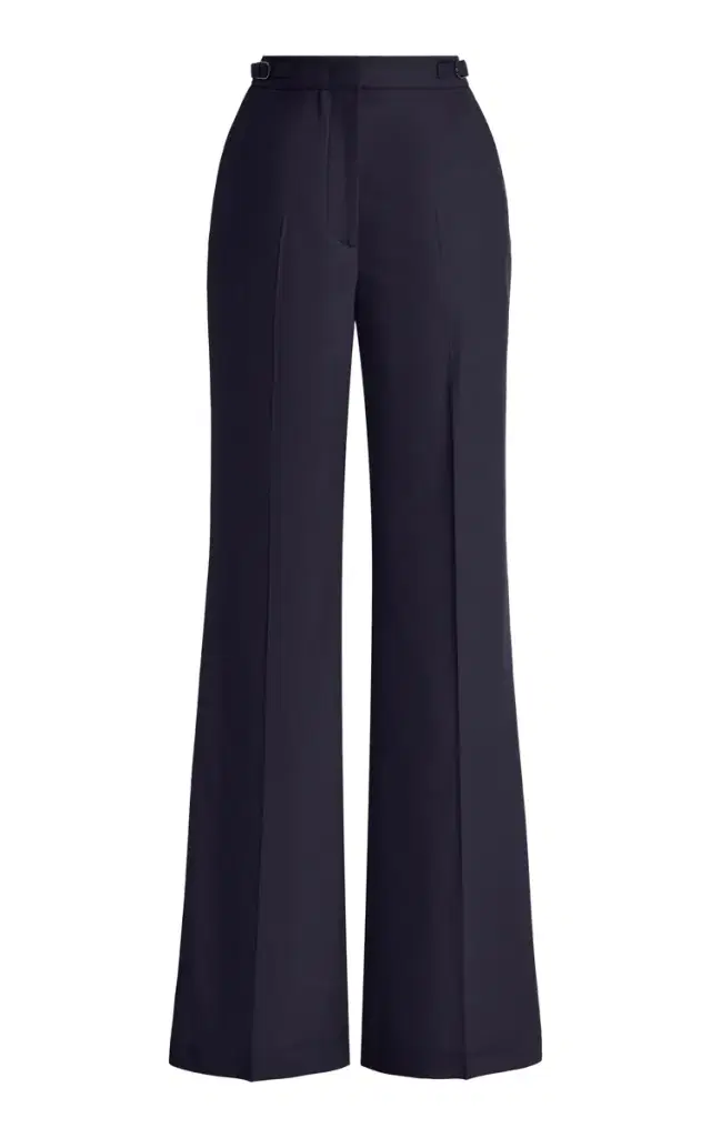 Gabriela Hearst Vesta Flare Pant in Dark Navy Sportswear Wool