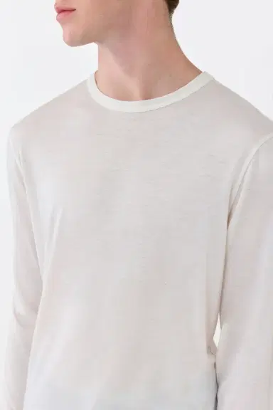 Gabriela Hearst Owen Long Sleeve T-Shirt in Cashmere Jersey | Thumbnail 5 Gabriela Hearst Owen Long Sleeve T-Shirt in Cashmere Jersey | Thumbnail 5