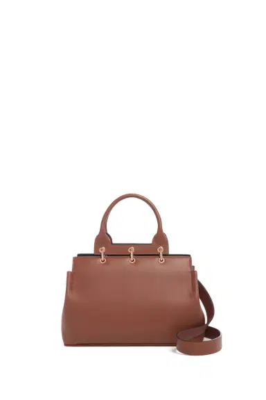 Gabriela Hearst Small Amethyst Tote Bag in Cognac Nappa Leather | Thumbnail 3 Gabriela Hearst Small Amethyst Tote Bag in Cognac Nappa Leather | Thumbnail 3