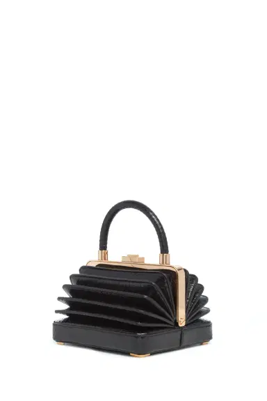 Gabriela Hearst Small Diana Bag in Black Snakeskin | Thumbnail 1