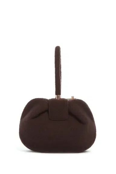 Gabriela Hearst Nina Bag in Chocolate Cashmere Felt | Thumbnail 2