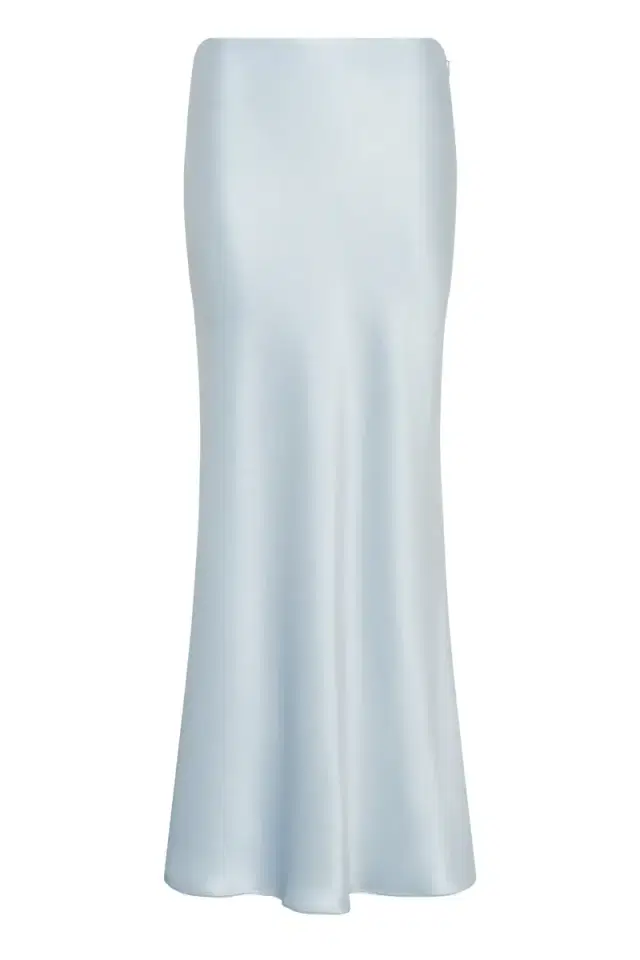 Gabriela Hearst Frei Maxi Skirt in Light Blue Silk Satin