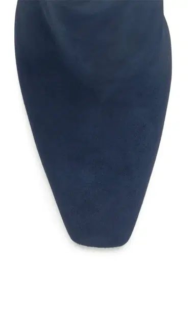 Gabriela Hearst Luke High Heel Ankle Boot in Navy Suede | Thumbnail 4 Gabriela Hearst Luke High Heel Ankle Boot in Navy Suede | Thumbnail 4