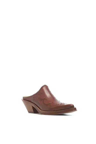 Gabriela Hearst Temperance Cowboy Mule in Cognac Leather | Thumbnail 3