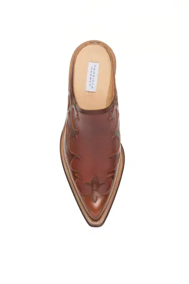 Gabriela Hearst Temperance Cowboy Mule in Cognac Leather | Thumbnail 5