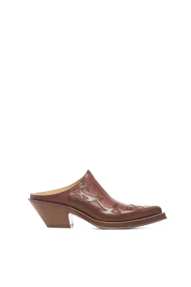 Gabriela Hearst Temperance Cowboy Mule in Cognac Leather | Thumbnail 1