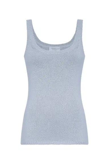 Gabriela Hearst Brigid Knit Tank Top in Light Blue Cashmere | Thumbnail 1 Gabriela Hearst Brigid Knit Tank Top in Light Blue Cashmere | Thumbnail 1