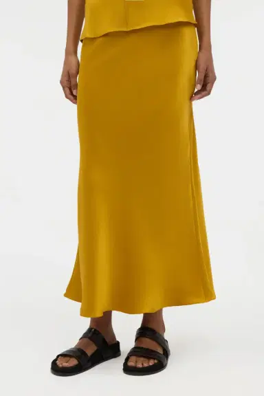 Gabriela Hearst Frei Maxi Skirt in Golden Birch Silk Satin | Thumbnail 6 Gabriela Hearst Frei Maxi Skirt in Golden Birch Silk Satin | Thumbnail 6