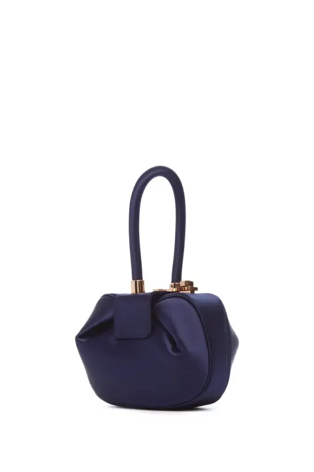 GABRIELA HEARST Demi Bag in Sapphire Satin