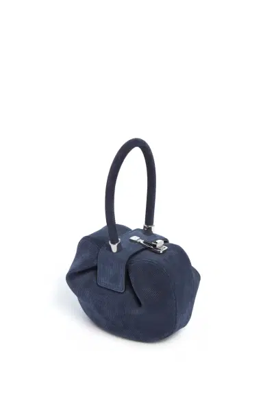 Gabriela Hearst Demi Bag in Electric Navy Suede Corduroy | Thumbnail 4 Gabriela Hearst Demi Bag in Electric Navy Suede Corduroy | Thumbnail 4