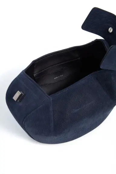Gabriela Hearst Demi Bag in Electric Navy Suede Corduroy | Thumbnail 5 Gabriela Hearst Demi Bag in Electric Navy Suede Corduroy | Thumbnail 5