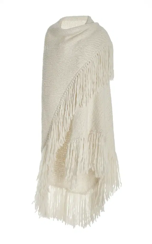 Gabriela Hearst Lauren Knit Wrap in  Welfat Cashmere