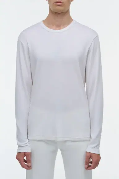Gabriela Hearst Pacific Long Sleeve T-Shirt in Cashmere | Thumbnail 2