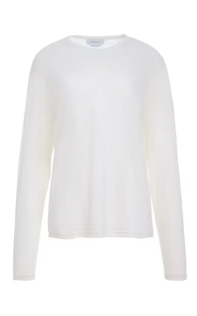 GABRIELA HEARST Pacific Long Sleeve T-Shirt in  Cashmere