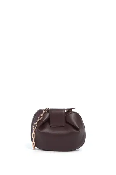 Gabriela Hearst Soft Demi Clutch with Chain in Bordeaux Nappa Leather | Thumbnail 3 Gabriela Hearst Soft Demi Clutch with Chain in Bordeaux Nappa Leather | Thumbnail 3