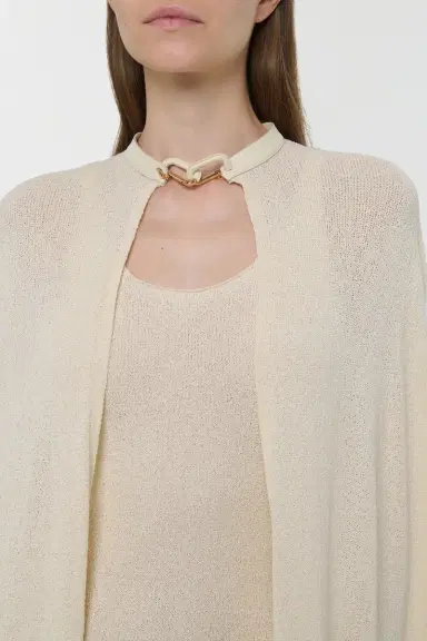 Gabriela Hearst Laleh Knit Cape in Off White Mulberry Silk | Thumbnail 10 Gabriela Hearst Laleh Knit Cape in Off White Mulberry Silk | Thumbnail 10