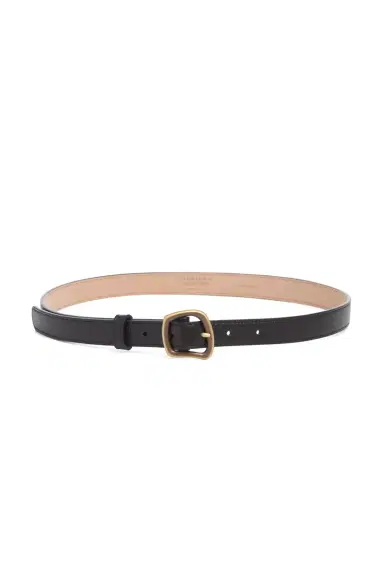 GABRIELA HEARST Small Simone Belt in Black Textured Leather | Thumbnail 1 GABRIELA HEARST Small Simone Belt in Black Textured Leather | Thumbnail 1