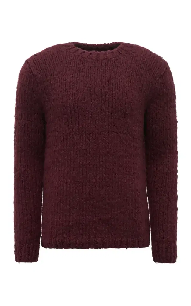 Gabriela Hearst Lawrence Knit Sweater in Bordeaux Welfat Cashmere M