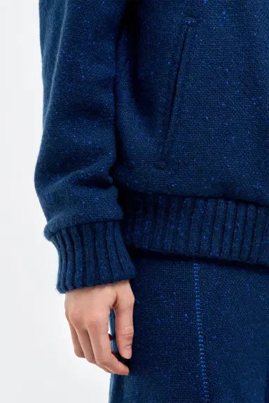 Gabriela Hearst Amy Midi Skirt in Electric Navy Speckled Cashmere | Thumbnail 7 Gabriela Hearst Amy Midi Skirt in Electric Navy Speckled Cashmere | Thumbnail 7