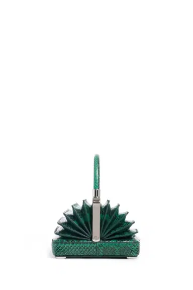 Gabriela Hearst Small Diana Bag in Green Snakeskin | Thumbnail 3 Gabriela Hearst Small Diana Bag in Green Snakeskin | Thumbnail 3