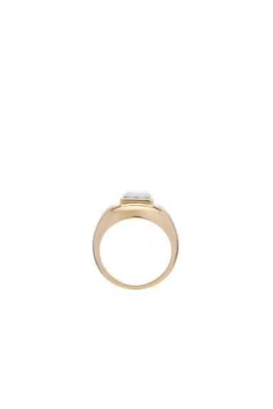 Gabriela Hearst Medium Ring in 18K Yellow Gold & Howlite Stone | Thumbnail 5 Gabriela Hearst Medium Ring in 18K Yellow Gold & Howlite Stone | Thumbnail 5