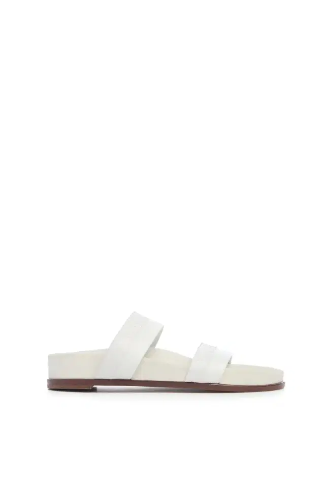 Gabriela Hearst Low Striker Flat Sandal in  Snakeskin & Nappa Leather