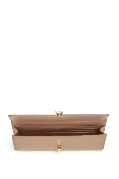 Gabriela Hearst Phone Wallet in Nude Leather | Thumbnail 4