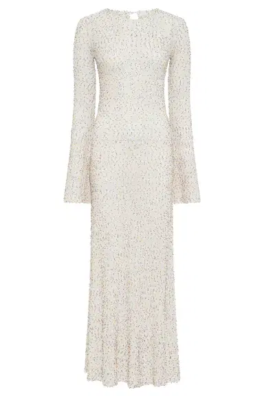 Gabriela Hearst Chandra Knit Maxi Dress in Multi Beaded Cashmere Silk | Thumbnail 1 Gabriela Hearst Chandra Knit Maxi Dress in Multi Beaded Cashmere Silk | Thumbnail 1