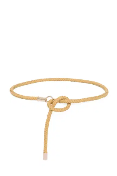Gabriela Hearst Rope Braided Belt in Beige Nappa Leather | Thumbnail 1 Gabriela Hearst Rope Braided Belt in Beige Nappa Leather | Thumbnail 1