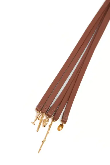 Gabriela Hearst Leonora Charm in Cognac Nappa Leather | Thumbnail 2