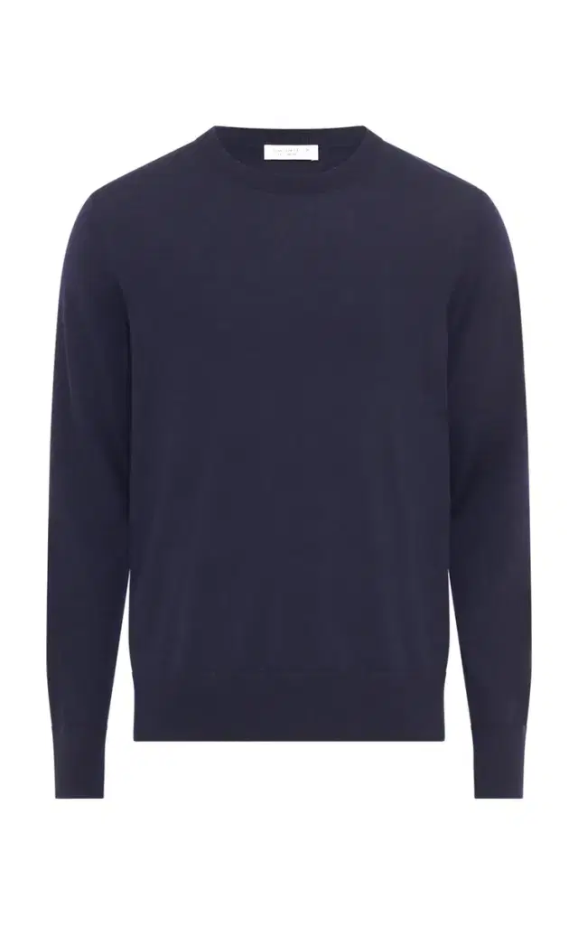 Gabriela Hearst Palco Knit Sweater in Electric Navy Merino Wool