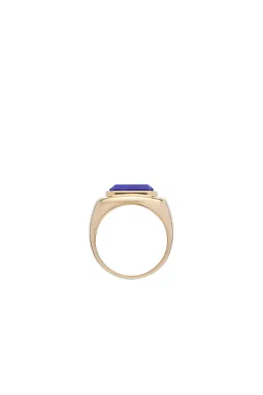 GABRIELA HEARST Large Ring in 18K Yellow Gold & Lapis Stone | Thumbnail 5