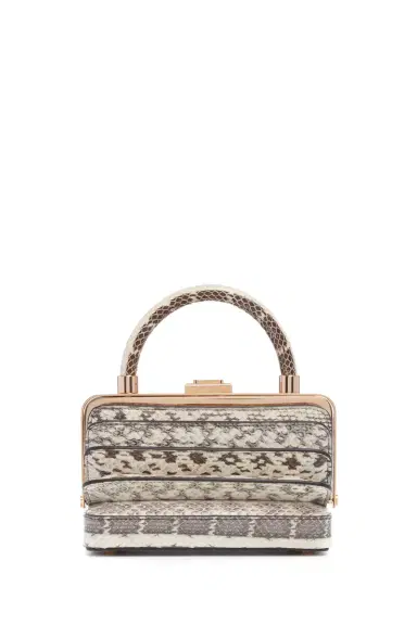 GABRIELA HEARST Diana Bag in Black & White Snakeskin | Thumbnail 2