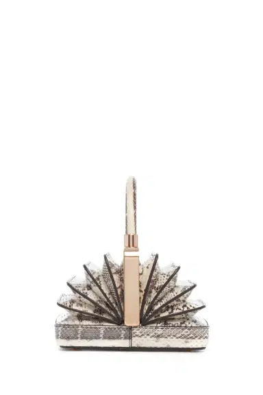 GABRIELA HEARST Diana Bag in Black & White Snakeskin | Thumbnail 3