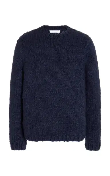 Gabriela Hearst Lawrence Knit Sweater in Navy Welfat Cashmere | Thumbnail 1