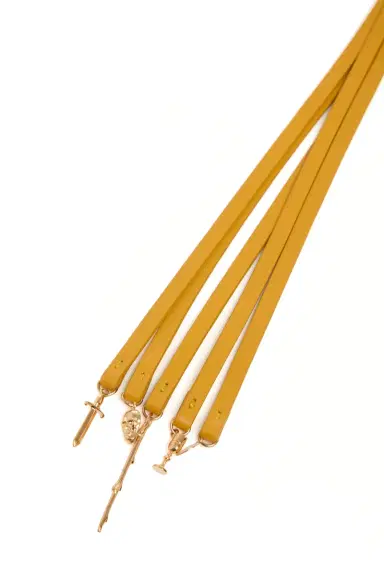 Gabriela Hearst Leonora Charm in Golden Birch Nappa Leather | Thumbnail 3